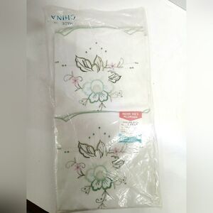 Vintage Floral Embroidered Pillowcases
